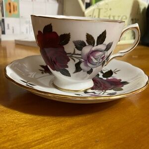 Rose Tea Cup and Saucer
